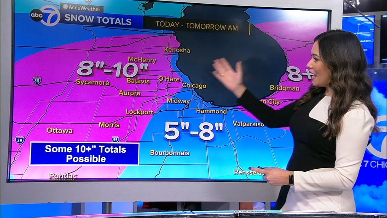 Chicago area under Winter Storm Warning, snowstorm to drop several inches of snow