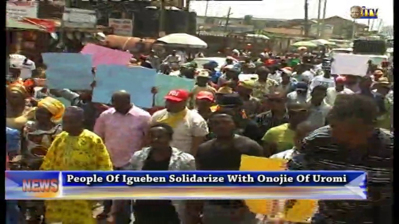 People of Igueben solidarize with Onojie of Uromi