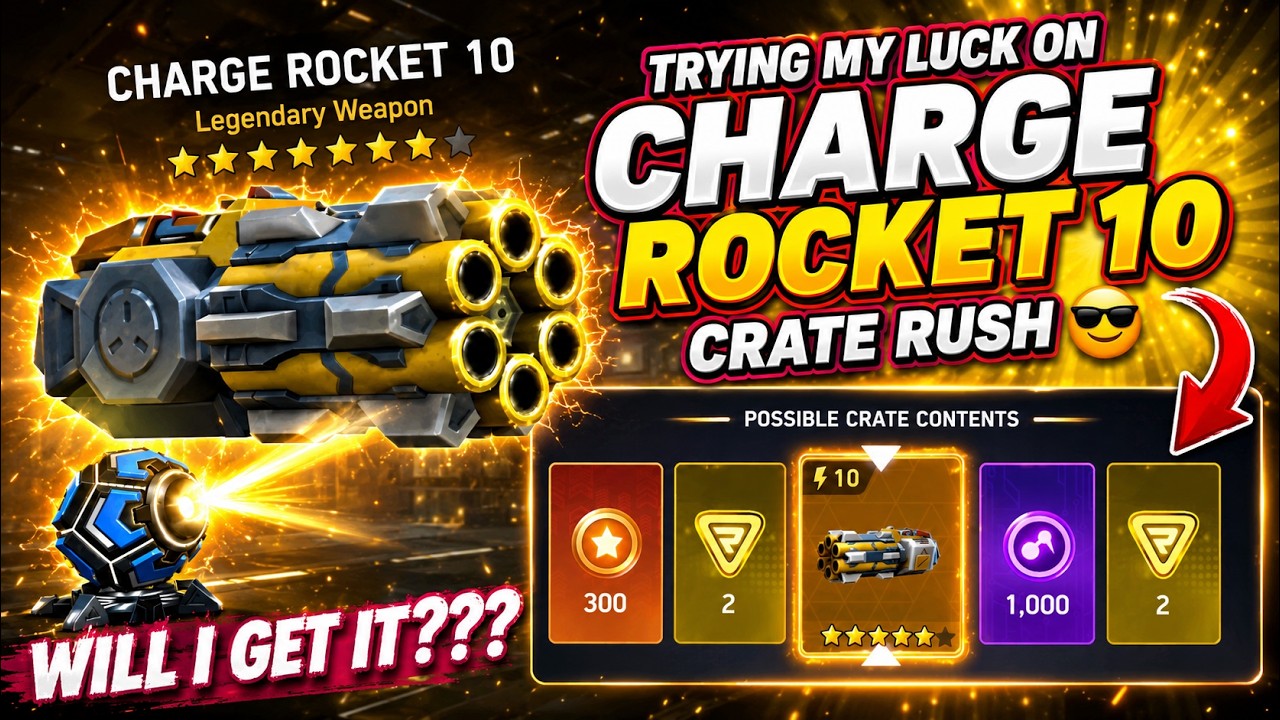 😱 DON'T SPIN THESE CRATE RUSHES BEFORE WATCHING THIS! 🤯 HOWLER 16 & CHARGE ROCKET 10! 🔥| Mech Arena