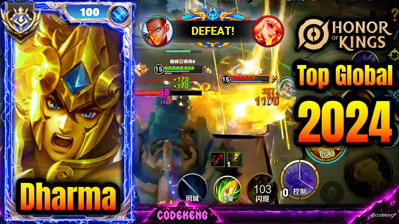Dharma - Top Global Gameplay 2024 | Honor of Kings Global 2024