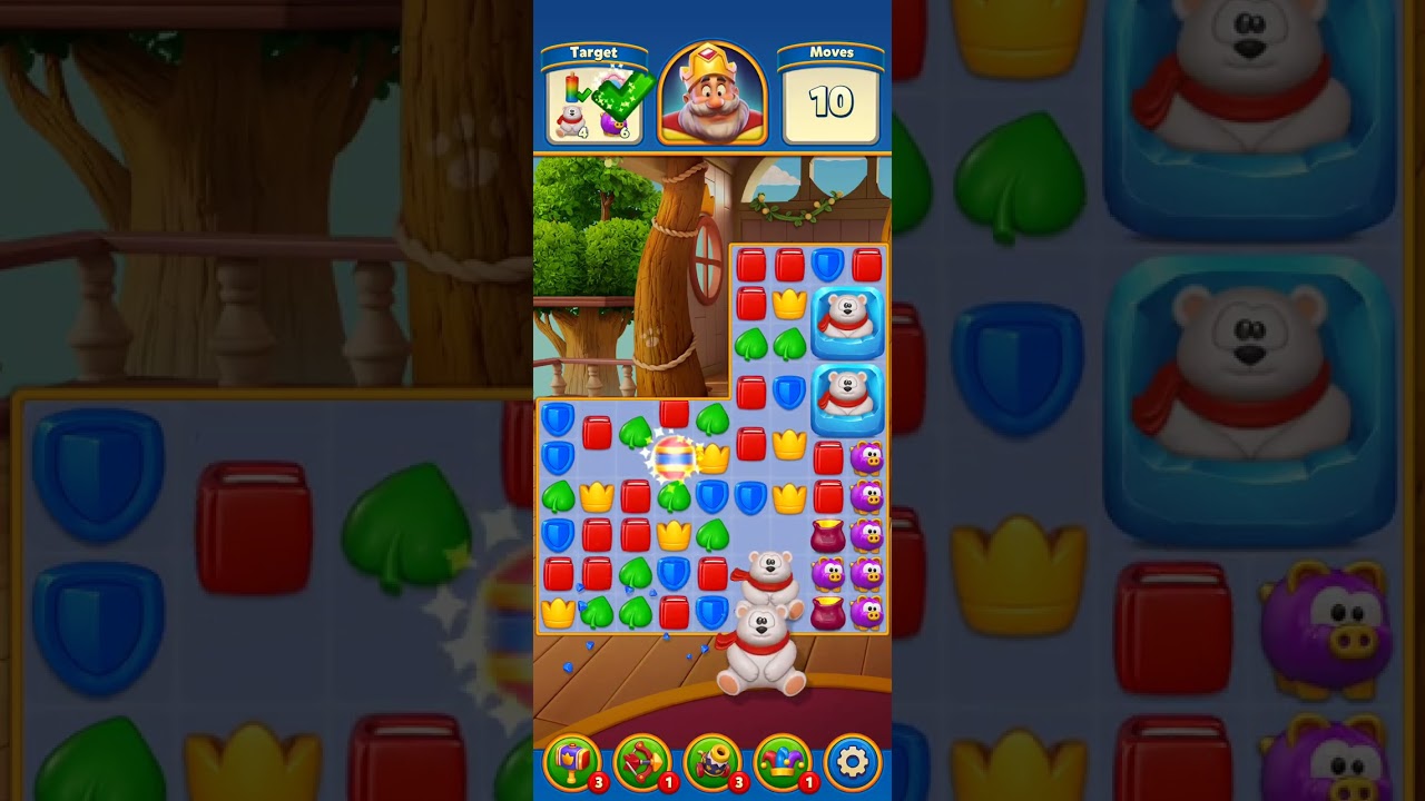 Royal match 4670 to 4679 levels game play Mission pursuit Ancient Adventure reward 
