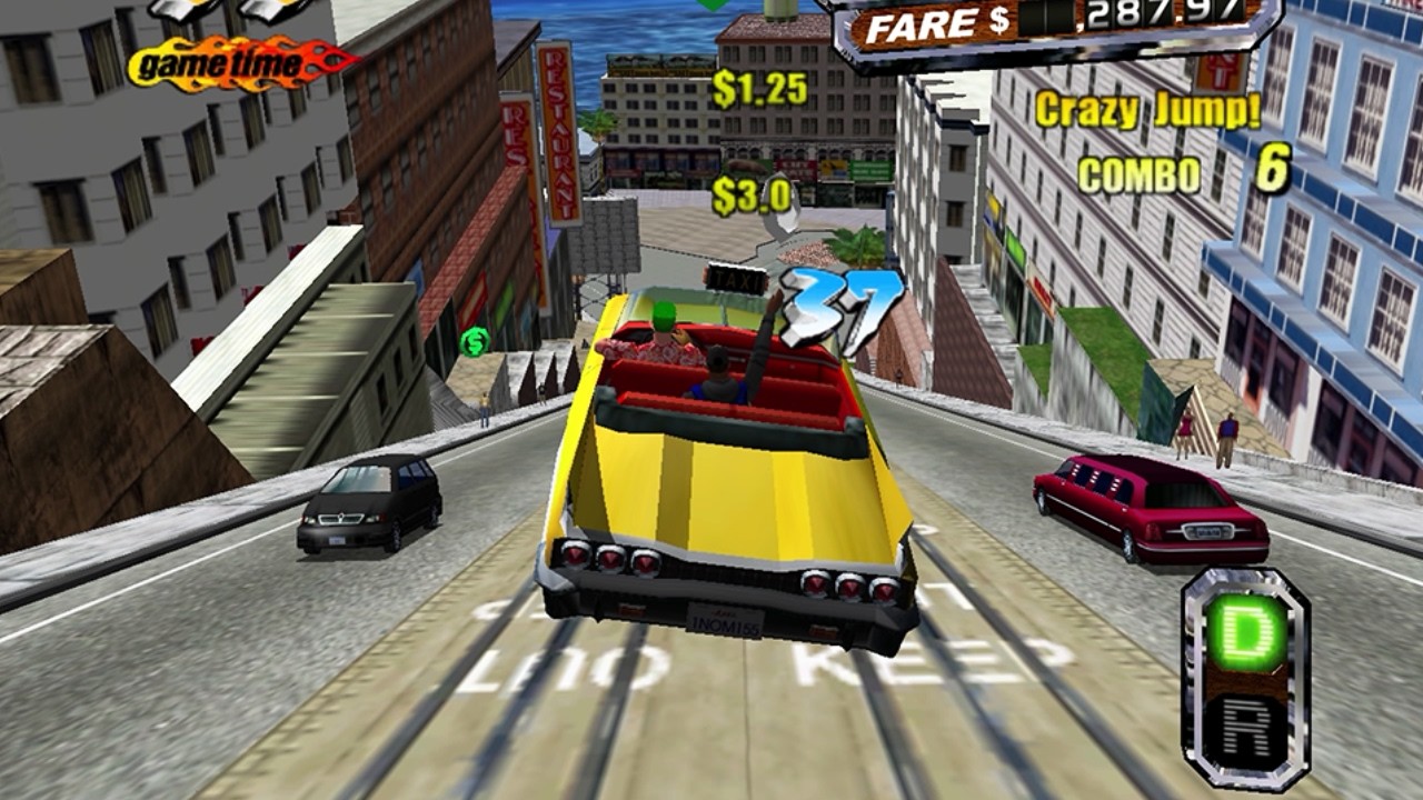 Crazy Taxi 3: High Roller (PC) - Gameplay | No Commentary