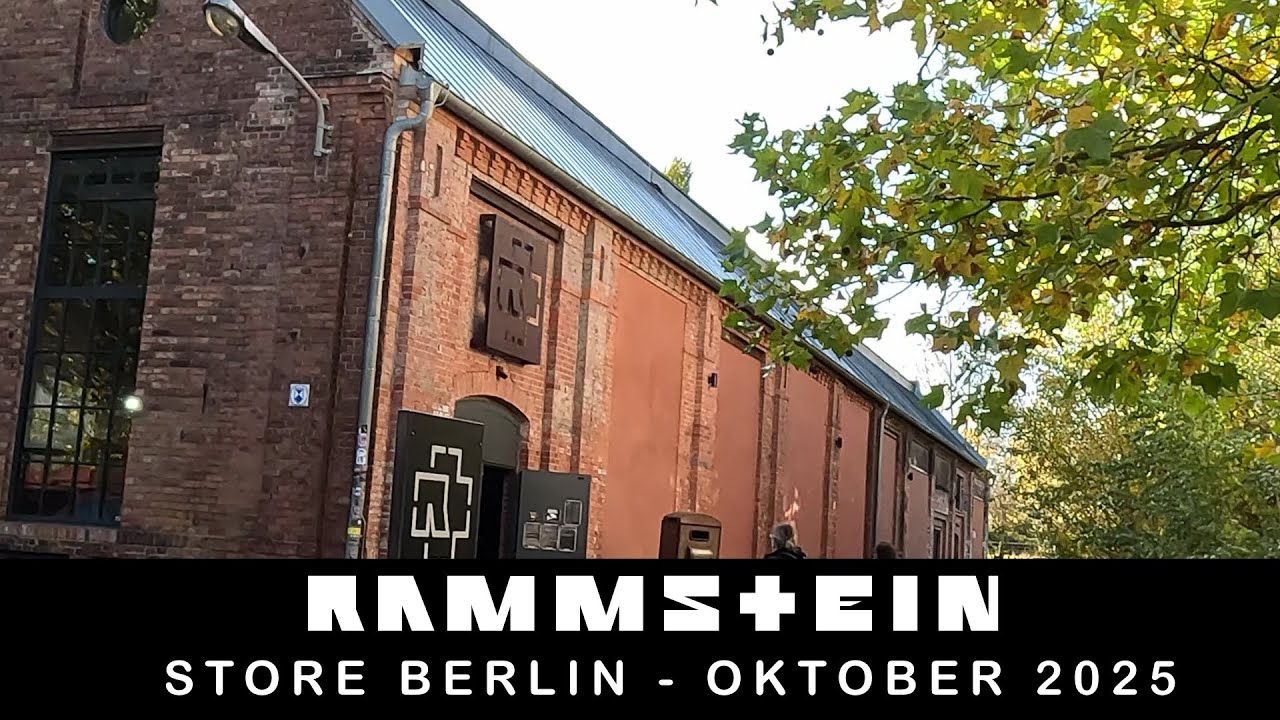 Rammstein Store Berlin Rundgang / Tour  Dezember 2025 Germany