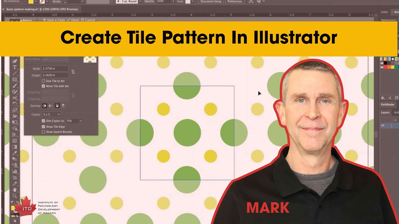Create Tile Pattern In Illustrator | Seamless Pattern In Illustrator
