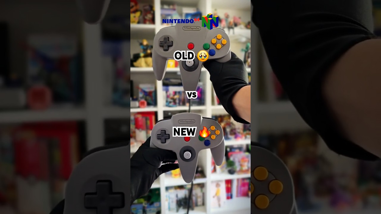 Old controller N64 vs Switch Version 🤔🎮 #switch2 #n64 #goldeneyen64