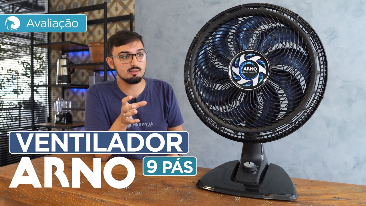 Mais PÁS no VENTILADOR É Bom? Avaliação do Ventilador Arno 9 Pás VE90 | Harpyja