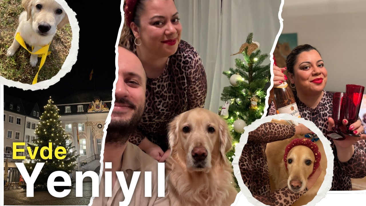 Evde Yeni Yıl 🎄 Almanya’da Ailece Sade Bir Kutlama, Sohbet,Muhabbet ve Dans 💃🏻 New Year at Home 🇩🇪 