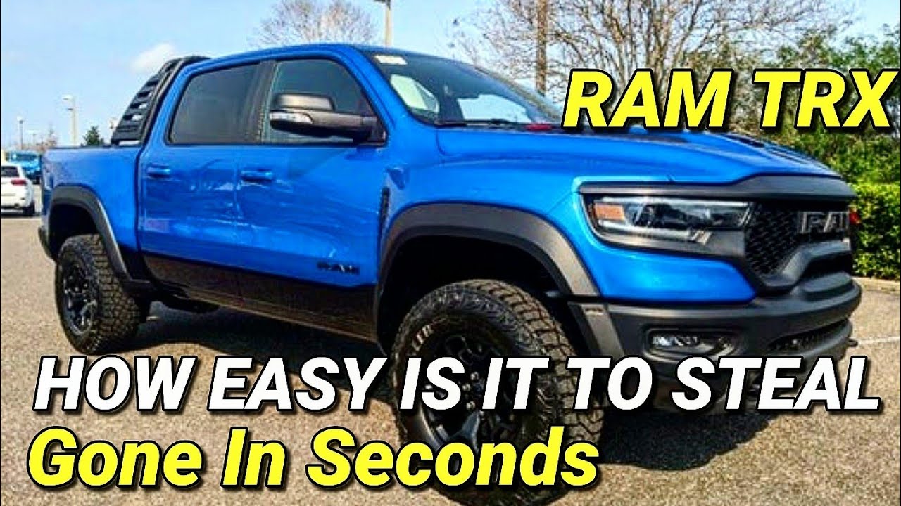 HOW EASY IS IT TO STEAL A RAM TRX, OR ANY OTHER RAM TRUCK. GONE IN SECONDS!