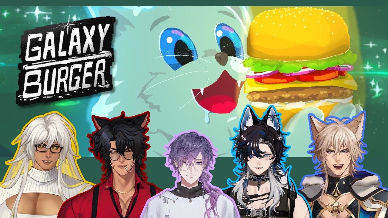 GALAXY BURGER WITH @harmonykyrus @KaineKnight @UkiVioleta @MizunoAki