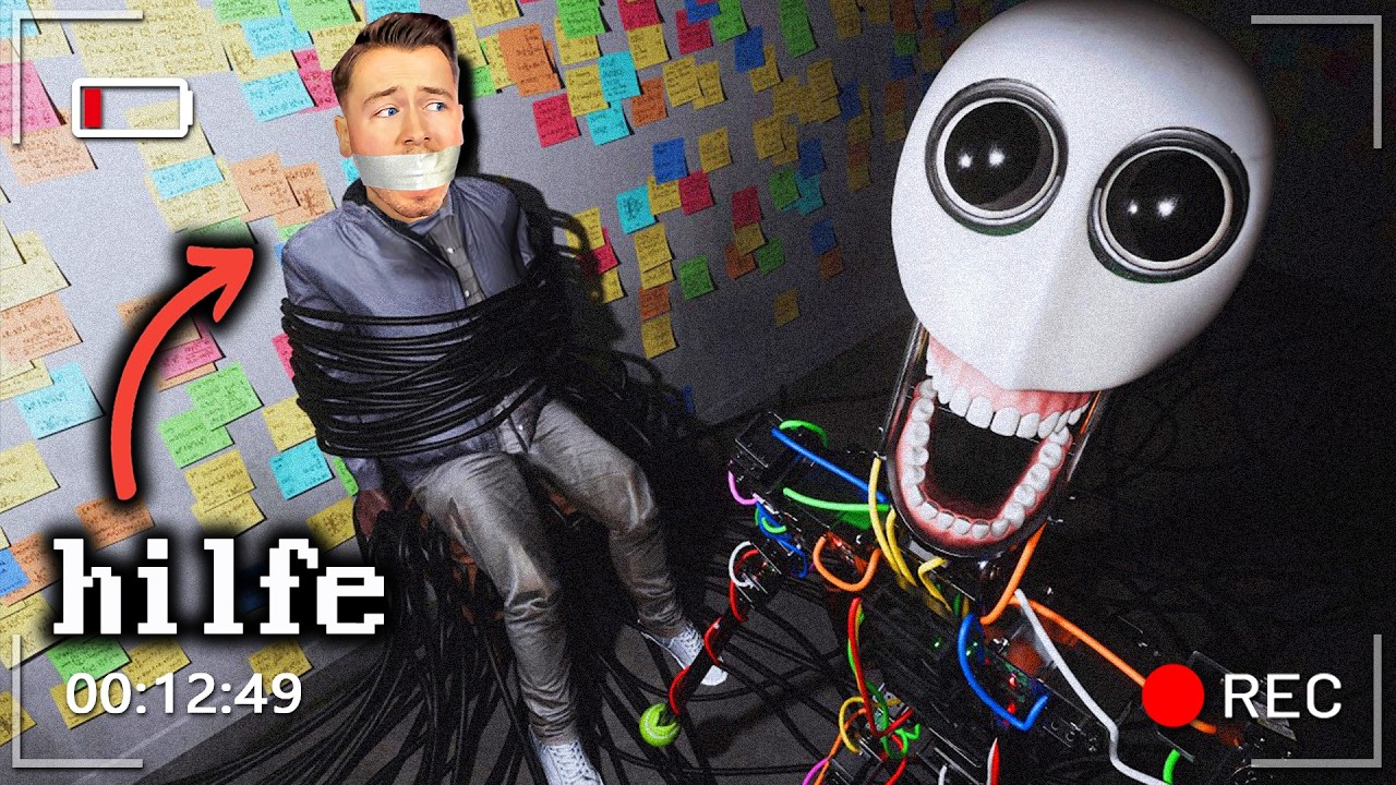 Mein REAL LIFE ANIMATRONIC Roboter hat mich eingesperrt... (HILFE)