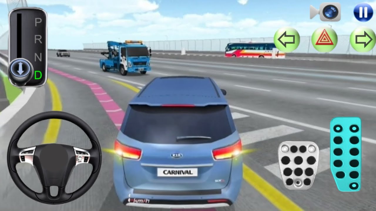 New kia carnival For parking 3D Driving class android game play video car game 🚕🚖#gameplay #cargame 