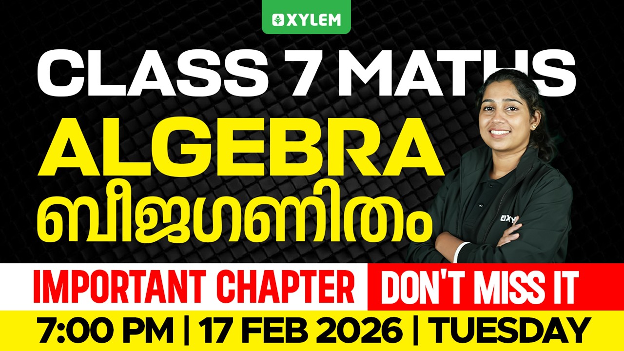 Class 7 Maths | ALGEBRA/ബീജഗണിതം : Important Chapter - Don't Miss It ! | Xylem Class 7