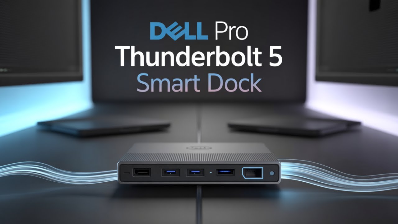 Dell Pro Thunderbolt 5 Smart Dock &ndash; stacja dokująca, kt&oacute;ra potrafi wszystko!