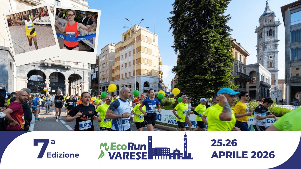In arrivo la 7a Edizione di EcoRun Varese | 25-26 aprile 2026