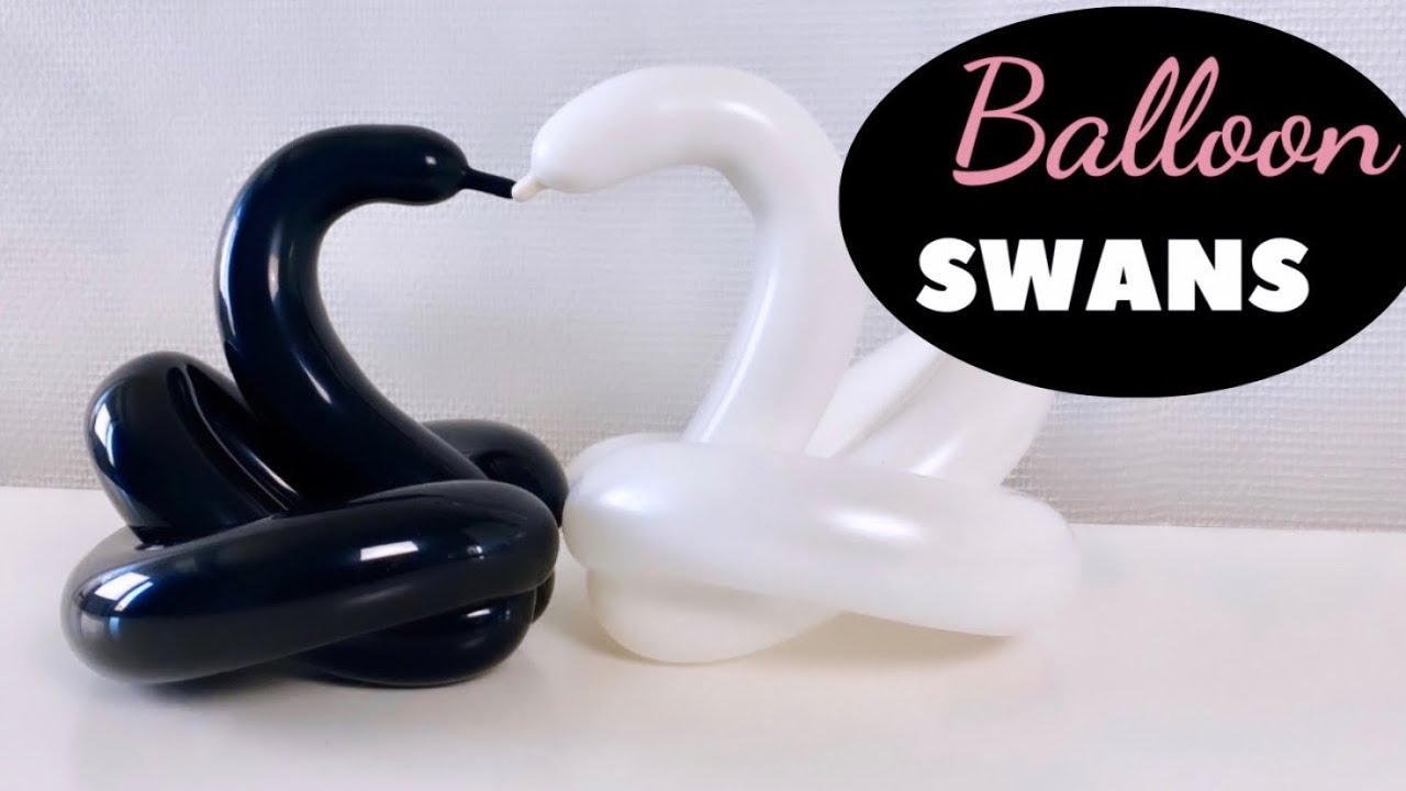 DIY: How to make a balloon swan| De Ballonnen Mama