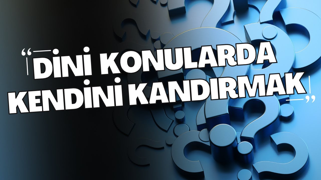 İnsanlar Dini Konularda Kendilerini Nasıl Kandırıyorlar? / Kul Hakkı Bağışlanır mı? / Caner Taslaman