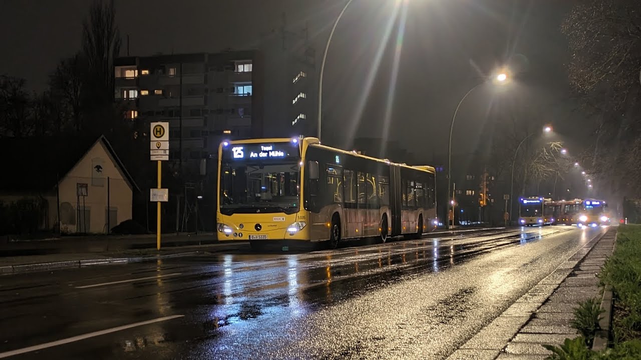 Berlin Bus|Aussetzermitfahrt #4 auf dem 125 von U Osloer Straße/Tromsöer Straße bis An der Mühle