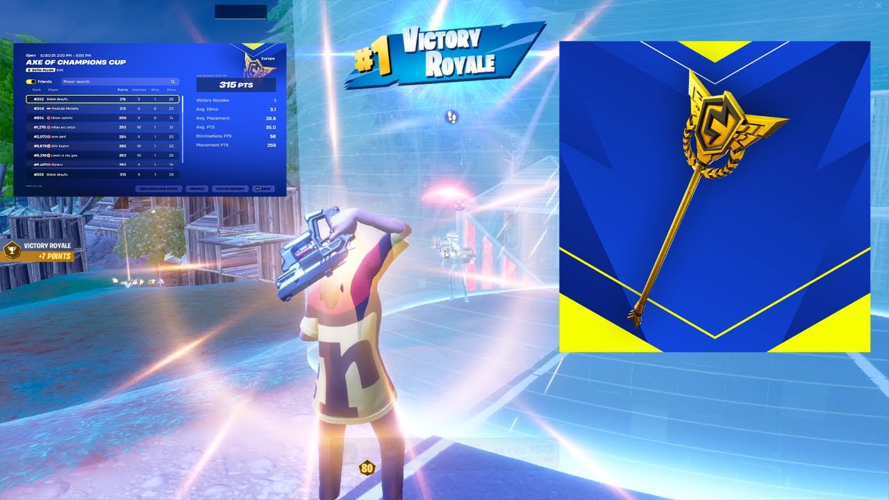 How I WON The Axe Of Champions FNCS Pickaxe EARLY! 🏆
