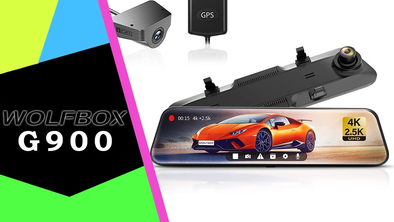 Wolfbox G900 📷 Dobra kamera samochodowa lusterko 4K / Recenzja