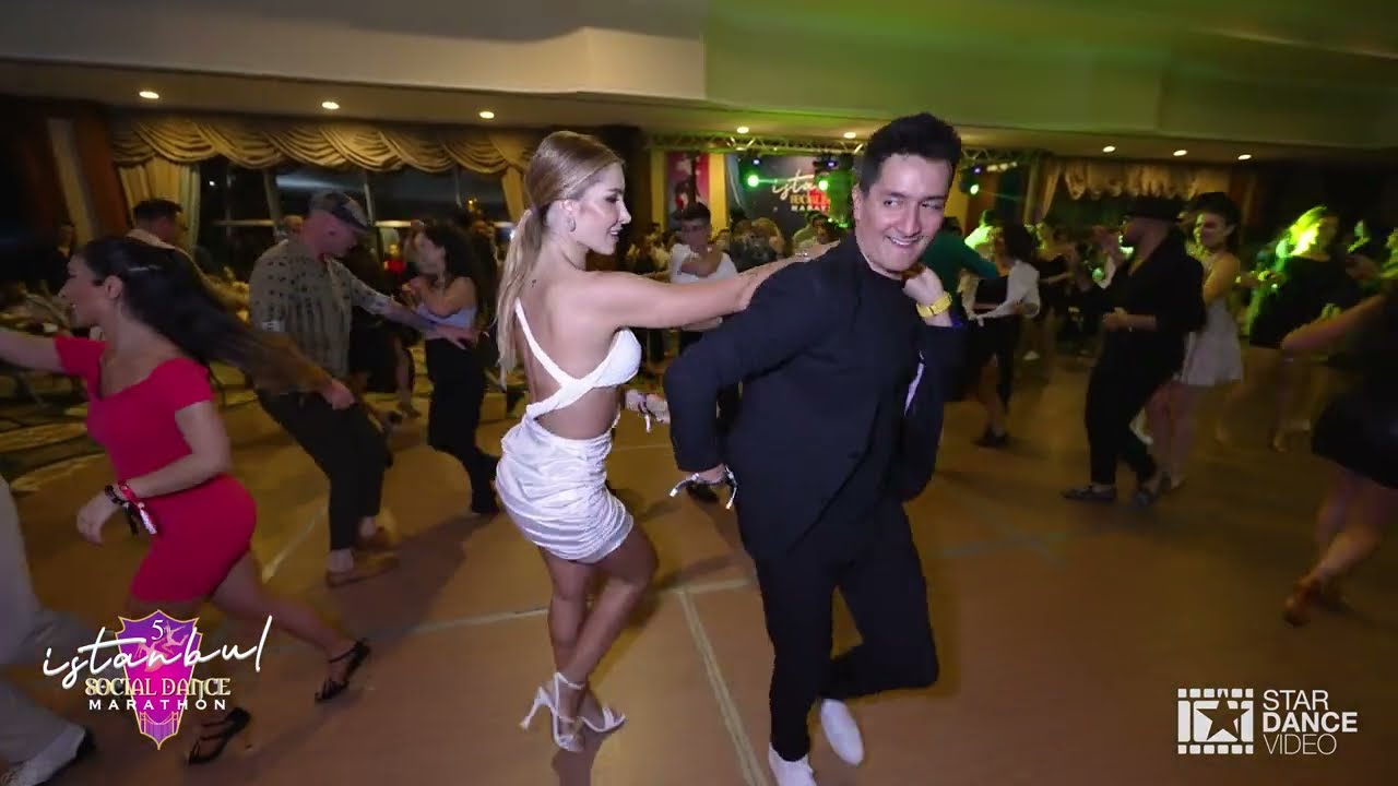 Jemis Borquet & Alina Vakhner ~ social dancing @ Istanbul Social Dance Marathon