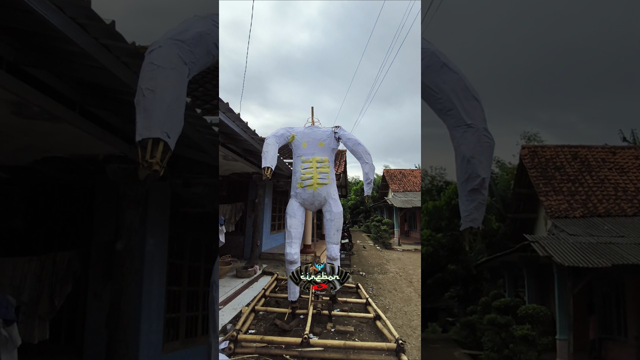 Proses Ogoh Ogoh Belum ada kepalanya