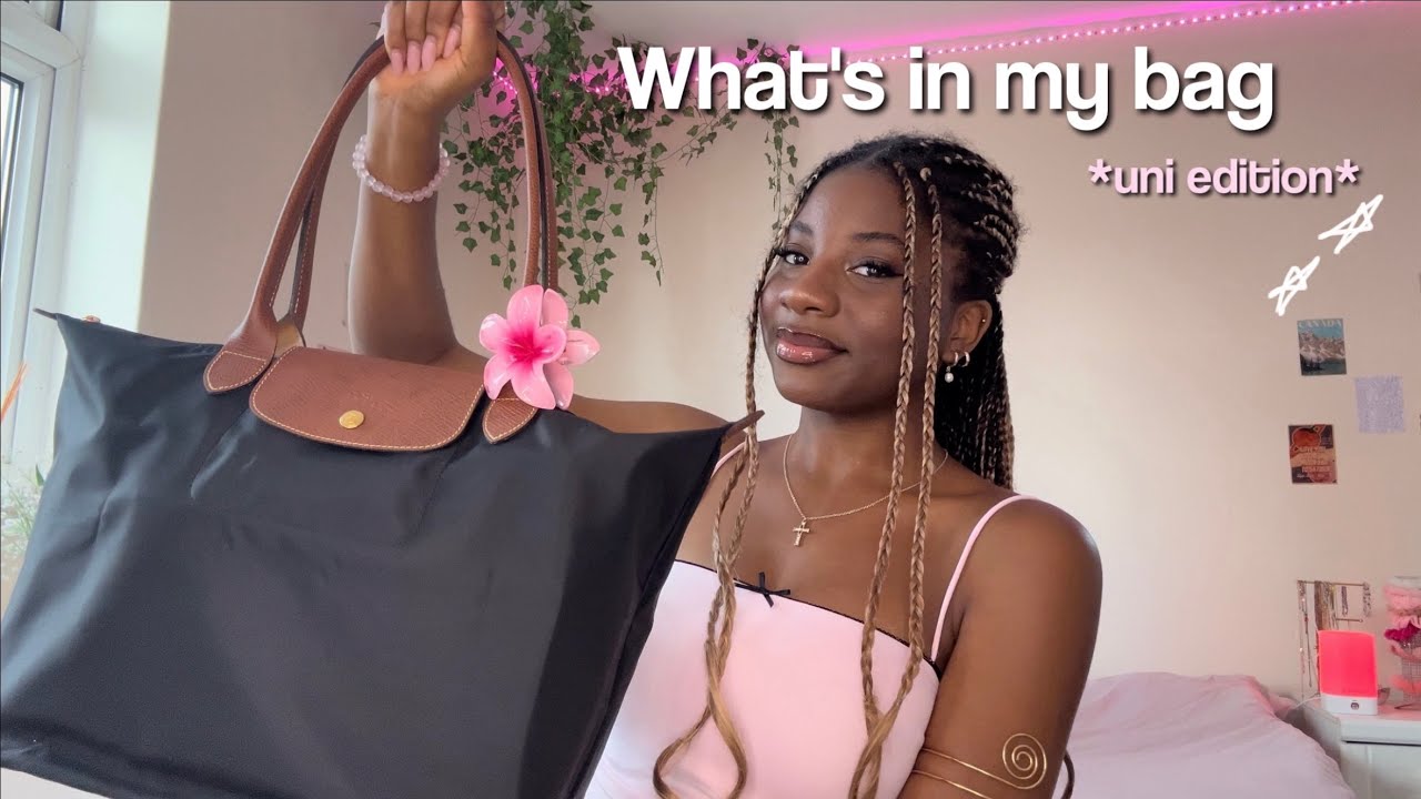 WHAT'S IN MY UNI BAG 2024 🎀👜| pencil case/ emergency bag tour, bts essentials