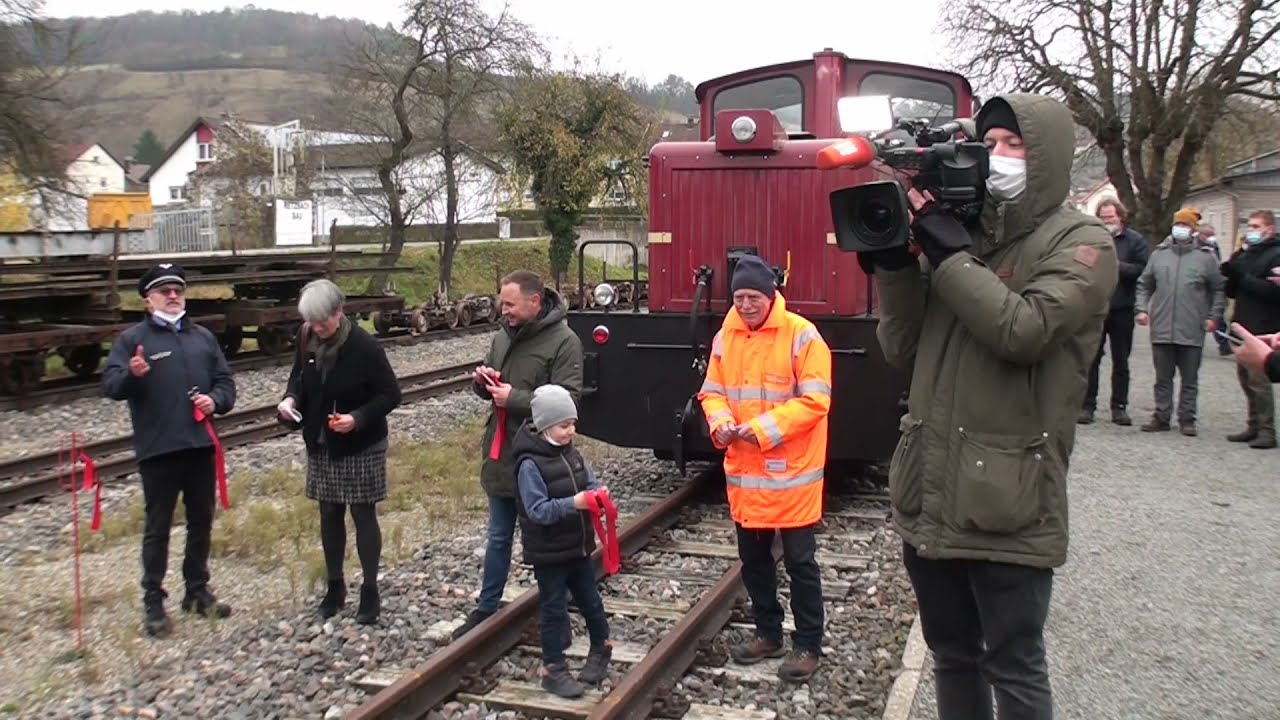 Jagsttalbahn nimmt Fahrbetrieb in Dörzbach auf am 19.11.21