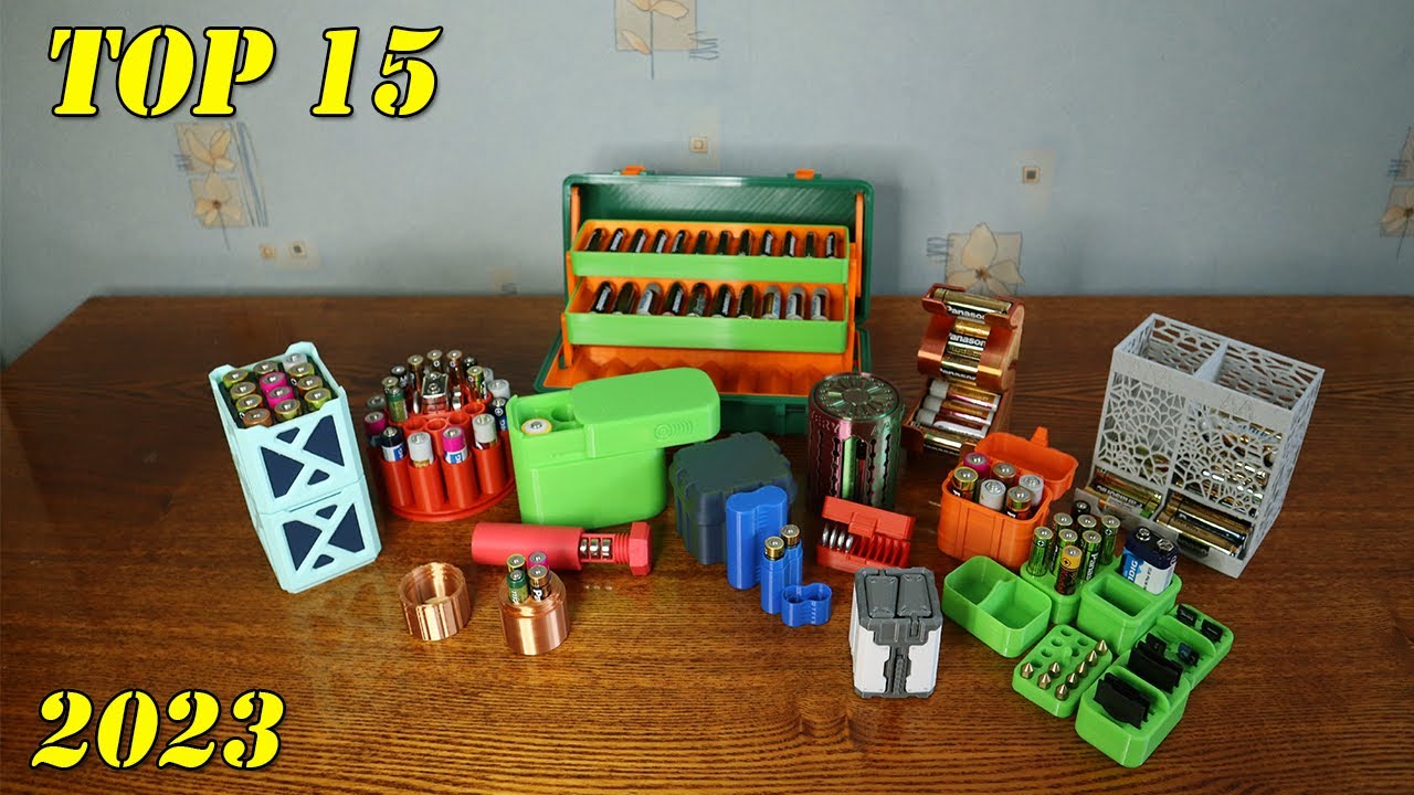 Top 3D Printed Battery Holders/Cases - Useful and Practical 3D Prints