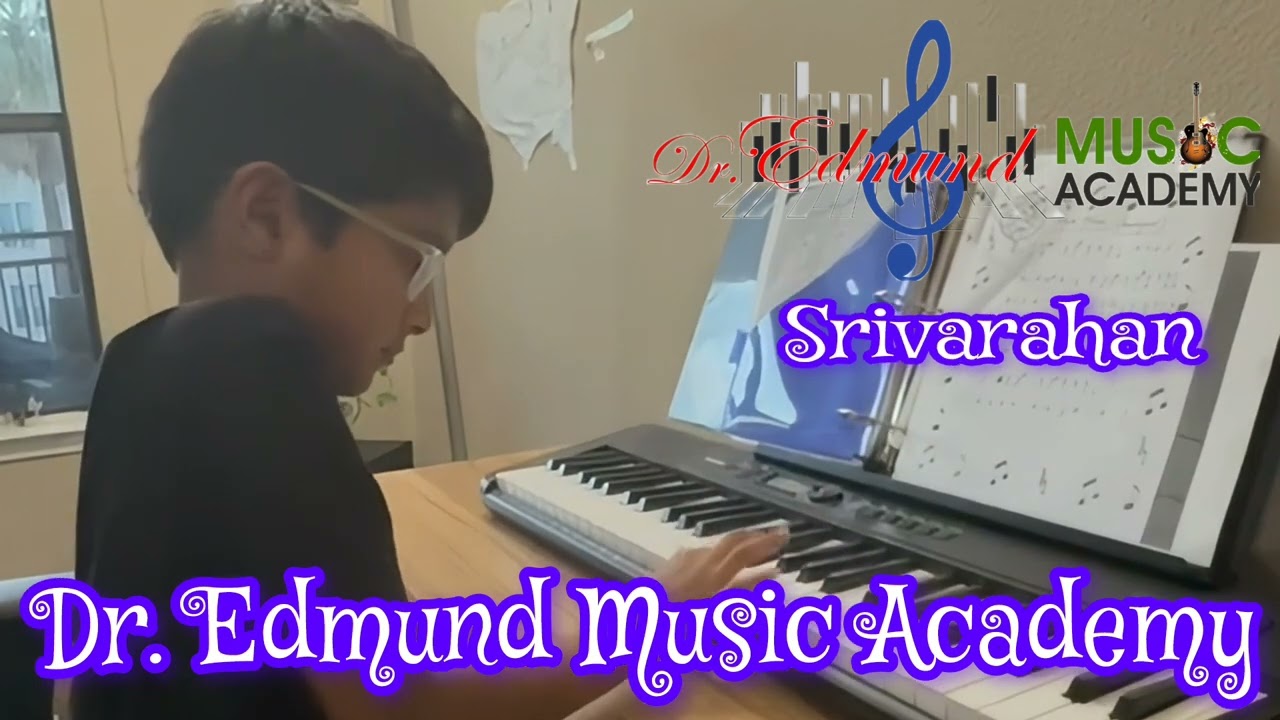 Fur Elise#simplified # Beethoven's music # Srivarahan USA# Beginner #Dr. Edmund Music Academy 