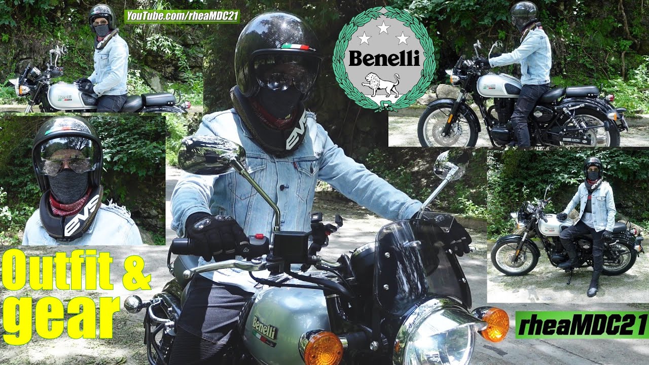 Benelli Imperiale 400 Outfit and Riding Gear on this Day. Riding a Classic Motorcycle. Retro Bike!
