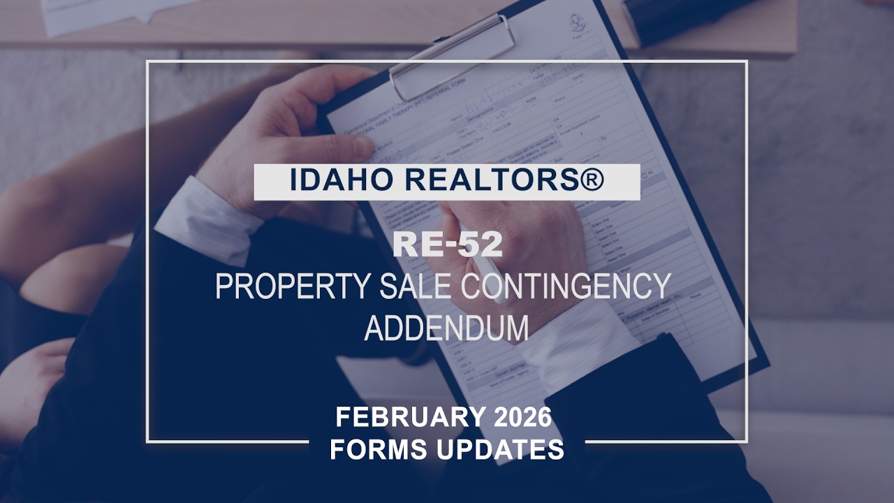 2026 Forms Updates | RE 52
