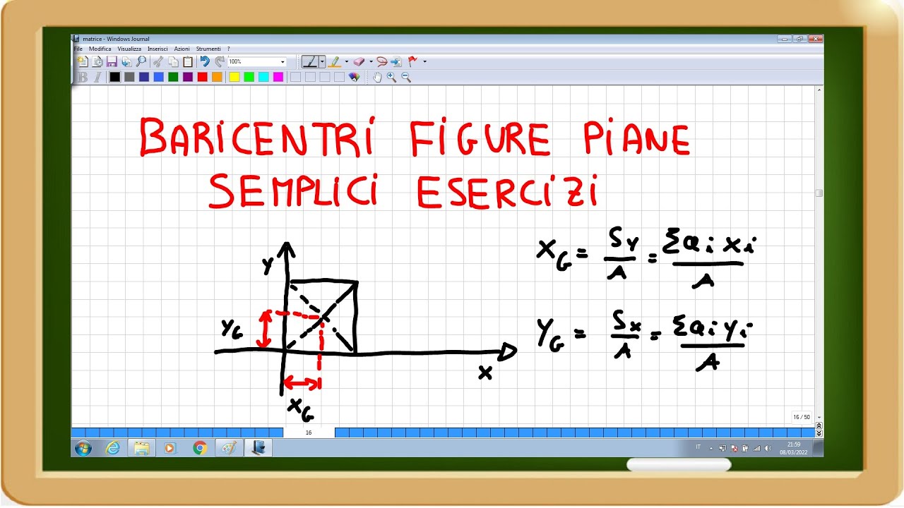 baricentro figure piane: semplici esercizi