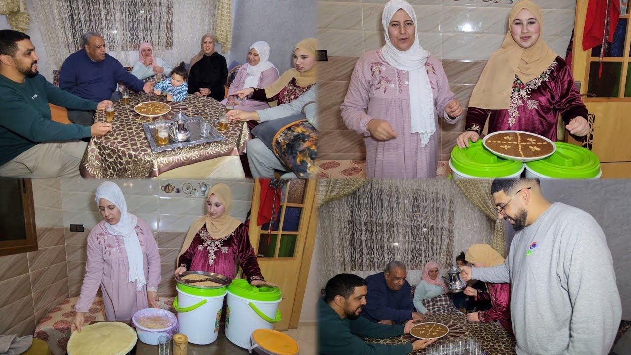 العرايسات موحدين الدار قبل رمضان… والوالدين فرحانين باللمة الحنينة 💛