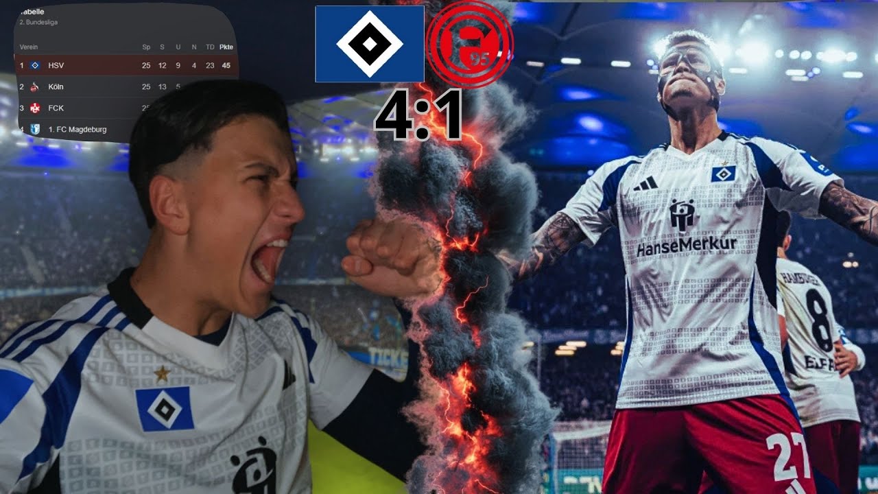 HSV vs Fortuna Düsseldorf ❗😤❗Wir bleiben ERSTER ❗❗❗