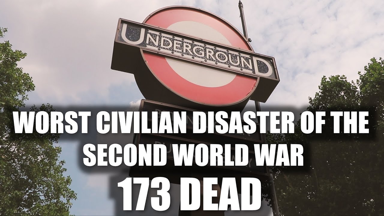 WARTIME DISASTER LONDON -- BETHNAL GREEN TUBE STATION 1943 --