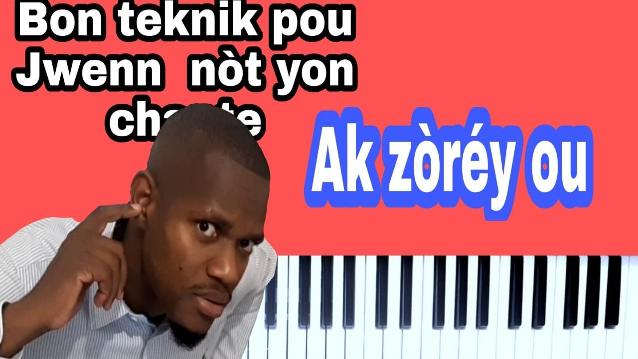 kòman chèche sou  ki nòt  yon  chante ap  chante  sou  piano  ?