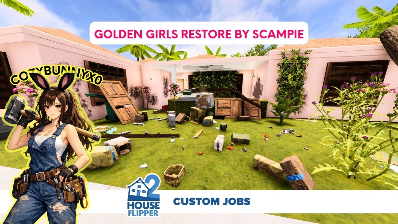 House Flipper 2 | Golden Girls Restore | Custom Job