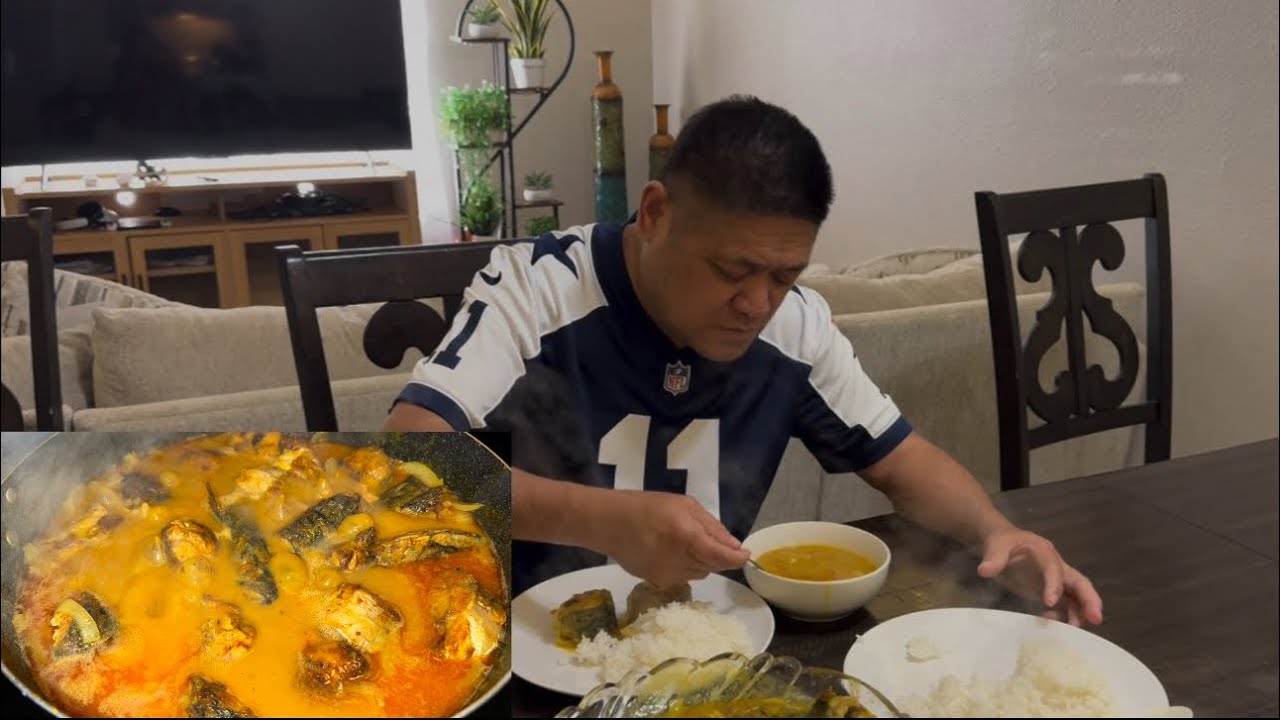 MADE MACKEREL FISH CURRY | CASSAVA CAKE