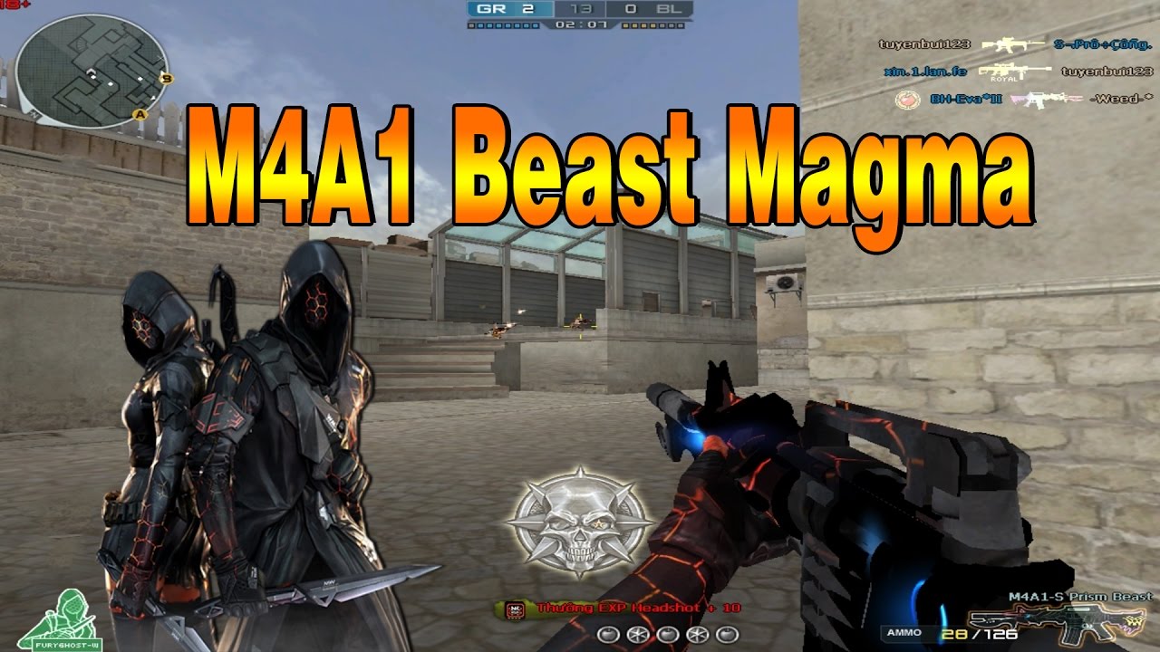 [ B&igrave;nh luận CF ] Fury Ghost , M4A1-S Prism Beast Magma - Quang Brave