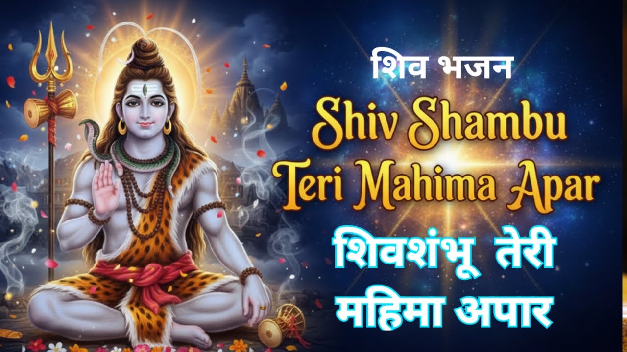 Shivshambhu Teri Mahima Apar l शिवशंभू तेरी महिमा अपार l Powerful bhajan🔱