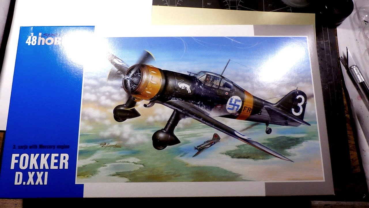 Fokker D.XXI by Special Hobby. Scale 1/48.
