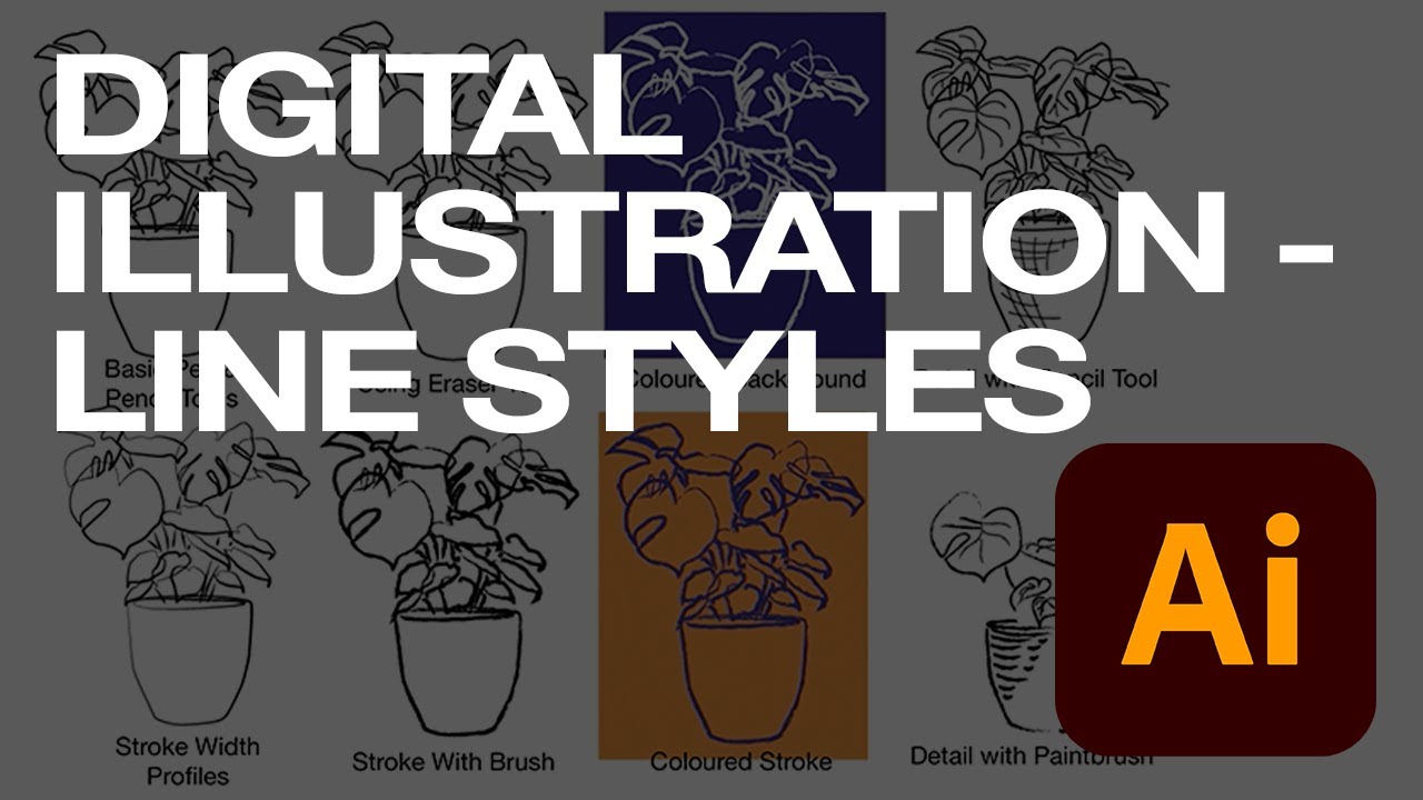 Digital Illustration - Line Styles