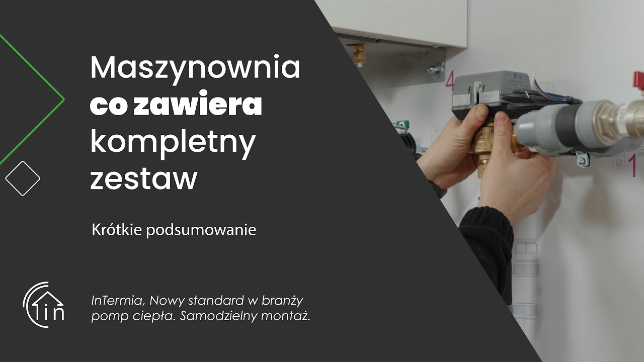 Maszynownia pompy ciepła. Co zawiera kompletny zestaw?