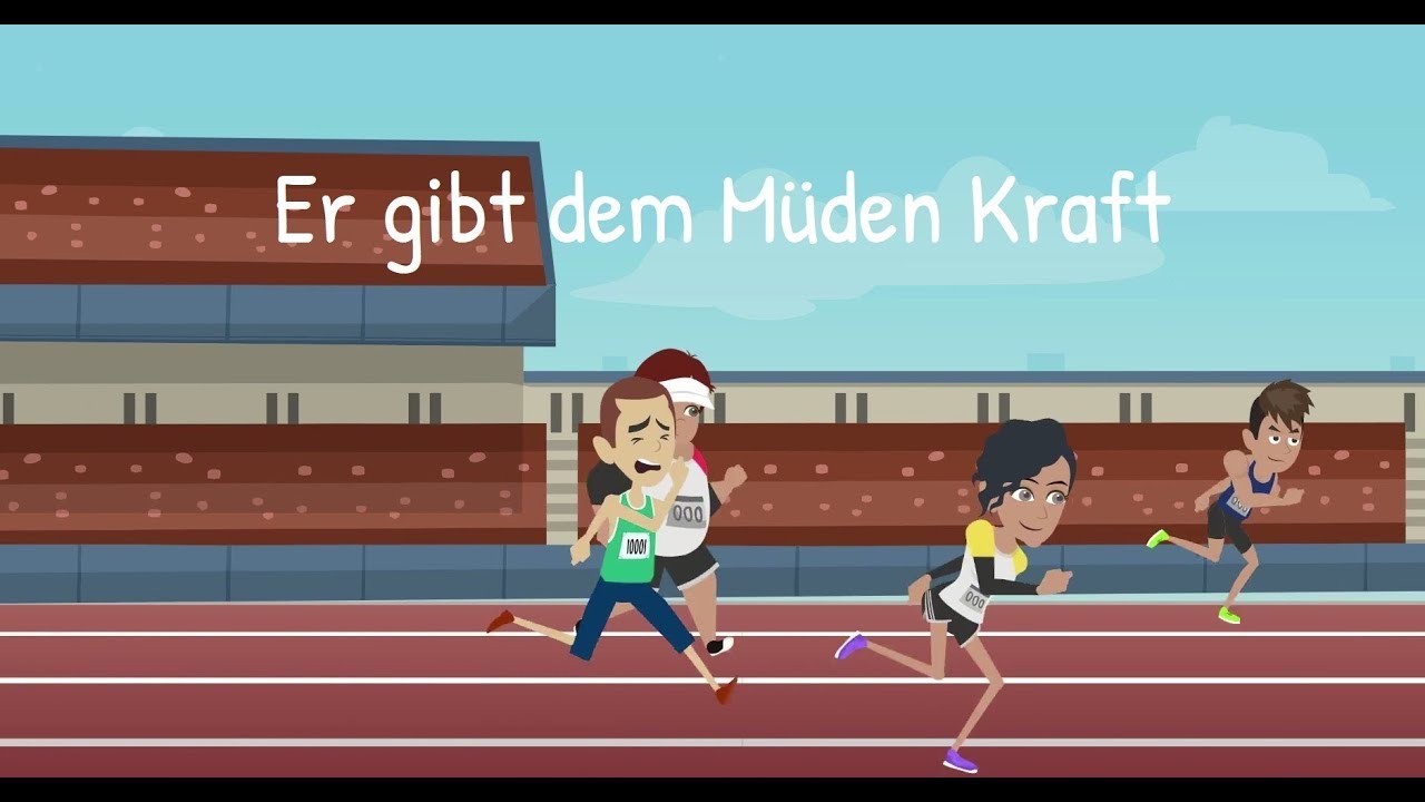 Er gibt dem M&uuml;den Kraft | Kinderlieder zum Mitsingen | Hipke Family Kids