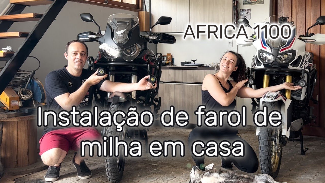 COMO INSTALAR FAROL AUXILIAR NA ESPERA ORIGINAL SEM TIRAR AS CARENAGENS | AFRICA TWIN 1100