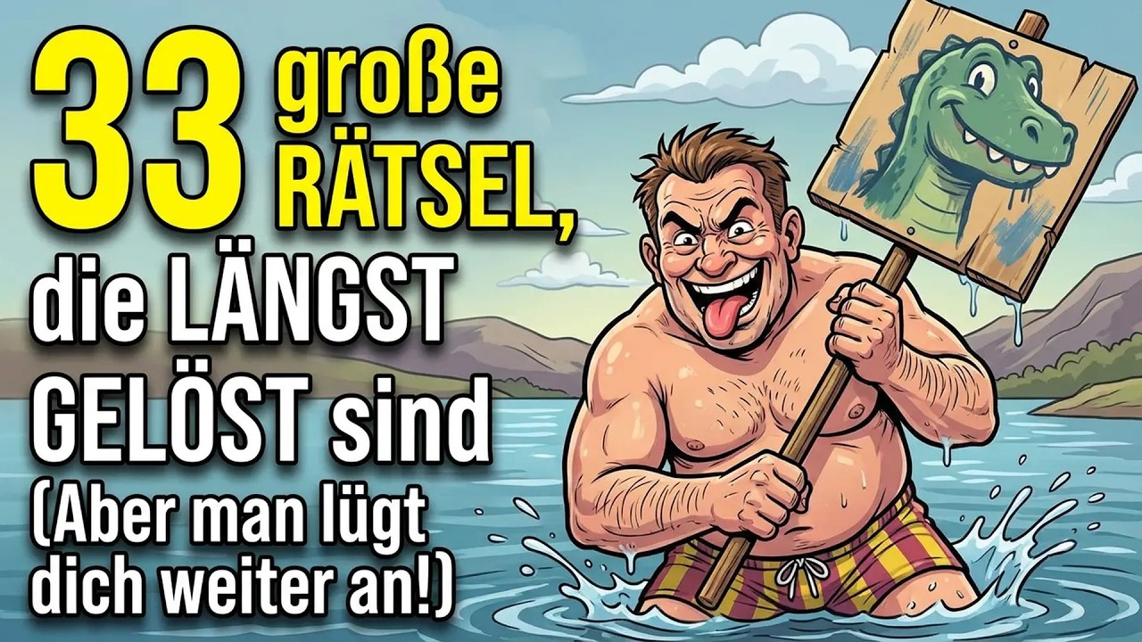 33 große RÄTSEL der Geschichte, die LÄNGST GELÖST sind Aber man lügt dich weiter an!