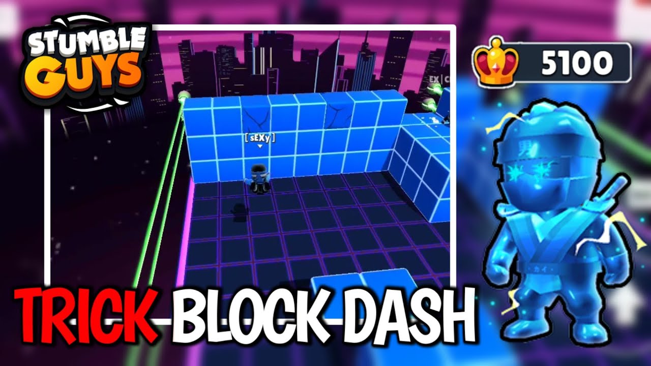 New OP Trick Block Dash😱 | Winning 5100 Crowns | - Stumble Guys