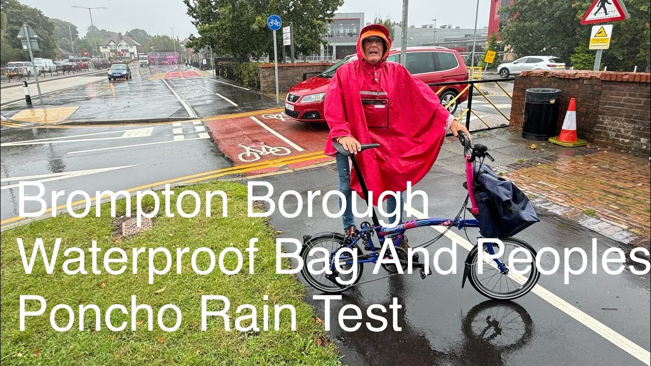 Brompton Borough Waterproof Bag. Peoples Poncho. Trespass Waterproof Walking S￼hoes. Are They?