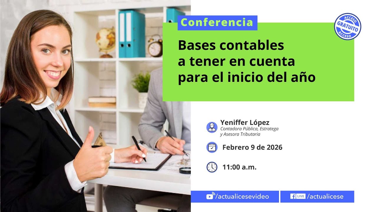 Bases contables a tener en cuenta para el inicio del año
