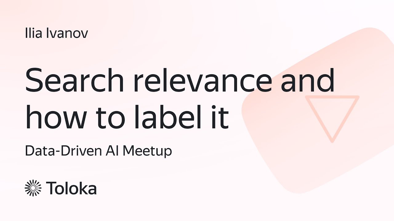 Search relevance and how to label It